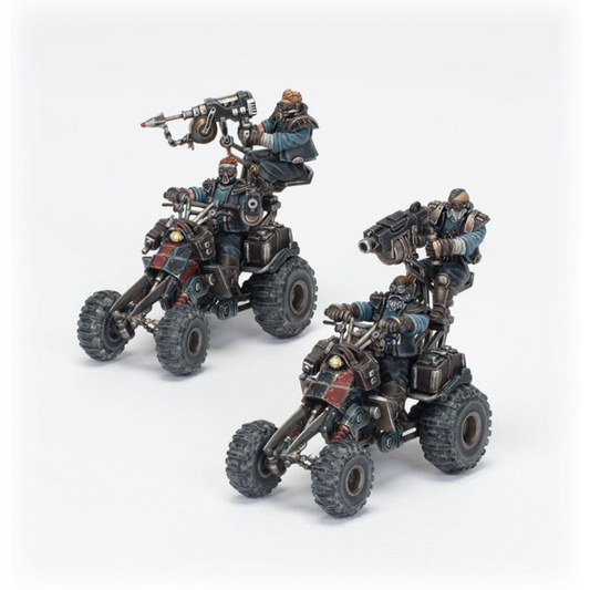 Necromunda Orlock Outrider Quads (New on Sprue)