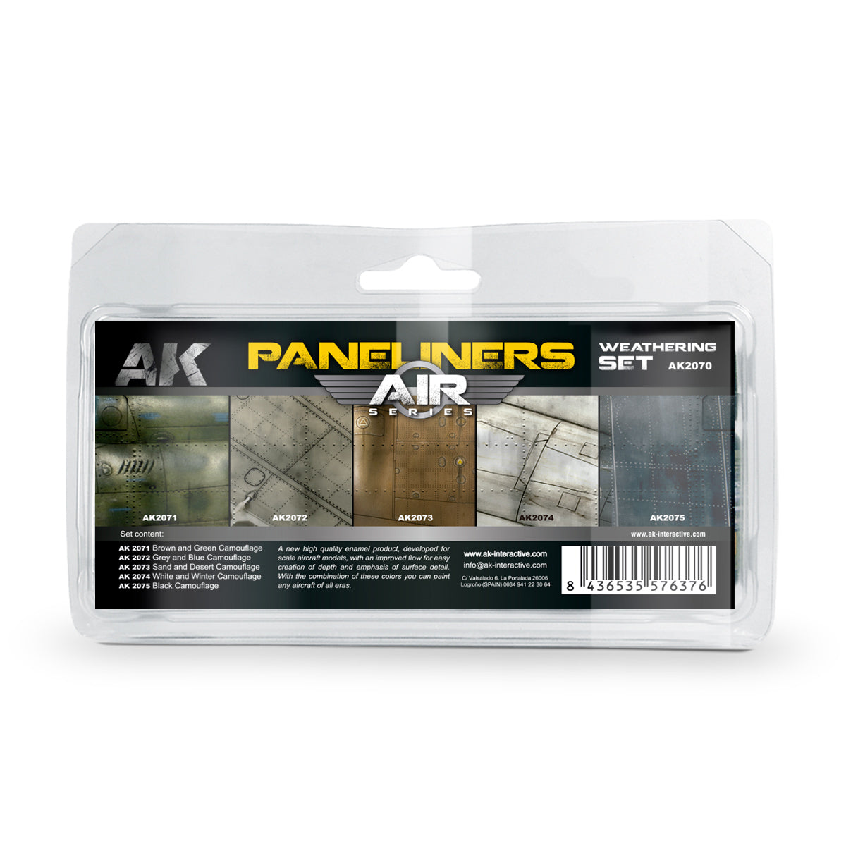 AK2070 Paneliners Weathering Set