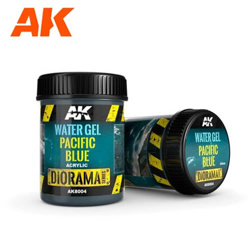 AK8004 Pacific Blue Water Gel 250ml