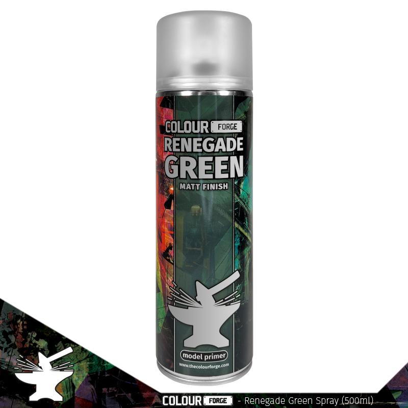 Colour Forge Renegade Green Spray (500ml)