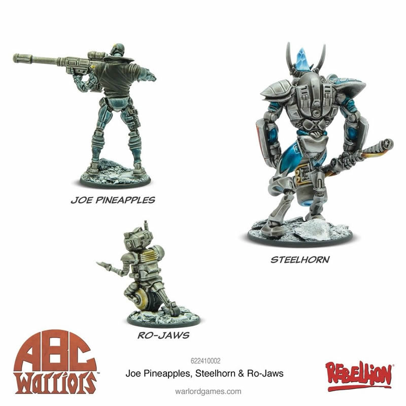 ABC Warriors: Joe Pineapples, Steelhorn & Ro-Jaws