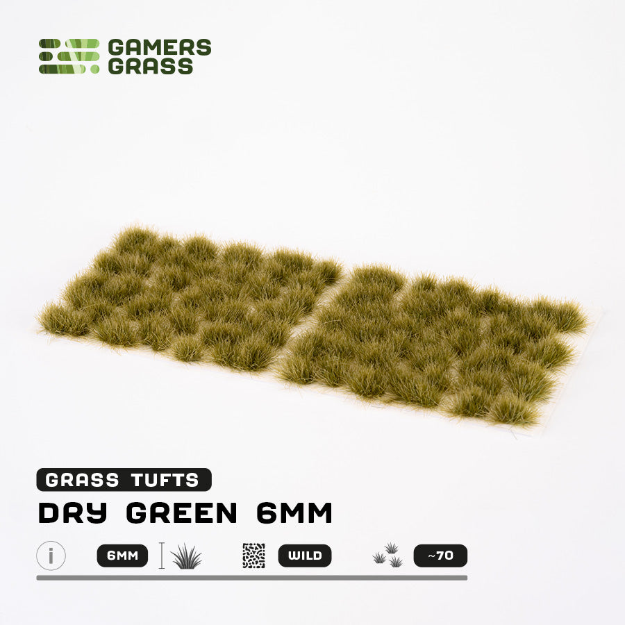 Dry Green 6mm Wild Tufts