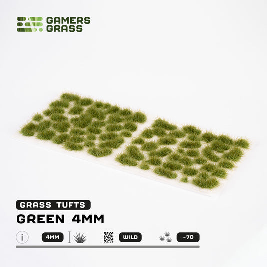 Green 4mm Wild Tufts