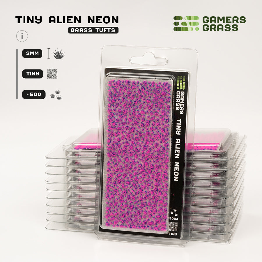 Tiny Tufts Alien Neon