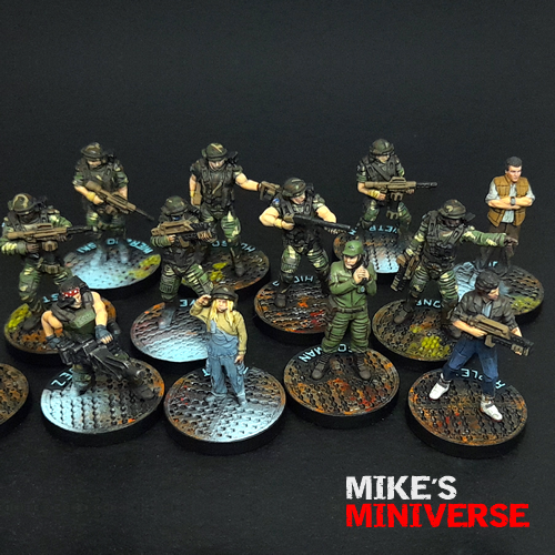 Aliens miniature collection - fully painted