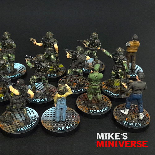 Aliens miniature collection - fully painted